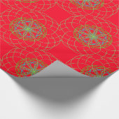 Kaleidoscope Mandala Art Gift Wrapping Paper 3 Cadeaupapier (Hoek)
