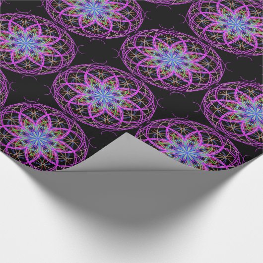 Kaleidoscope Mandala Art Gift Wrapping Paper 5 Cadeaupapier (Hoek)