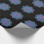 Kaleidoscope Mandala Art Joyful Colors Cadeaupapier (Hoek)