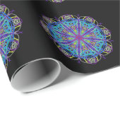 Kaleidoscope Mandala Art Joyful Colors Cadeaupapier (Rol Hoek)