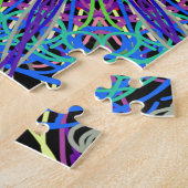 Kaleidoscope Mandala Art Joyful Colors Legpuzzel (Zijkant)