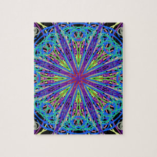 Kaleidoscope Mandala Art Joyful Colors Legpuzzel