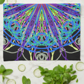 Kaleidoscope Mandala Art Joyful Colors Theedoek (Gevouwen)