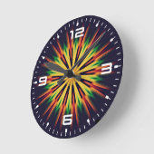 Kaleidoscope Mandala Flower-21855 Ronde Klok (Hoek)