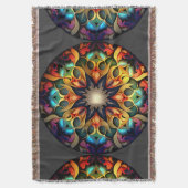 Kaleidoscope Mandala Flower Design-23091 Deken (Voorkant Verticaal)