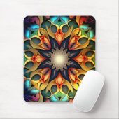 Kaleidoscope Mandala Flower Design-23091 Muismat (Met muis)