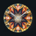 Kaleidoscope Mandala Flower Design-23091 Ronde Klok<br><div class="desc">Kaleidoscope Mandala Flower Design-23091</div>