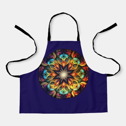 Kaleidoscope Mandala Flower Design-23091 Schort (Voorkant)
