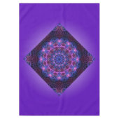 Kaleidoscope Mandala Hearts + uw idee Tafelkleed (Voorkant)