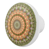 Kaleidoscope Mandala keramische knob groen sinaasa Keramische Knop (Rechts)