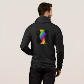 Kaleidoscope Meisje: Voorritssluiting Hoodie (Achterkant volledig)