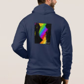 Kaleidoscope Meisje: Voorritssluiting Hoodie (Achterkant)