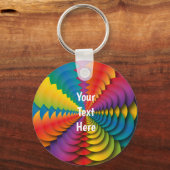 Kaleidoscope Message Keyring Sleutelhanger (Voorkant)