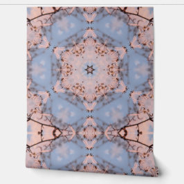 Kaleidoscope Morning Blue & Frost Pink Behang