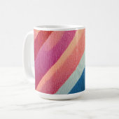 Kaleidoscope Morning – Geometric Abstract Mug Koffiemok (Voorkant links)