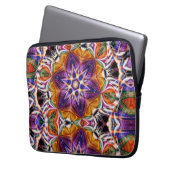 Kaleidoscope Neopreen Laptop Hoesje Laptop Sleeve (Voorkant Links)