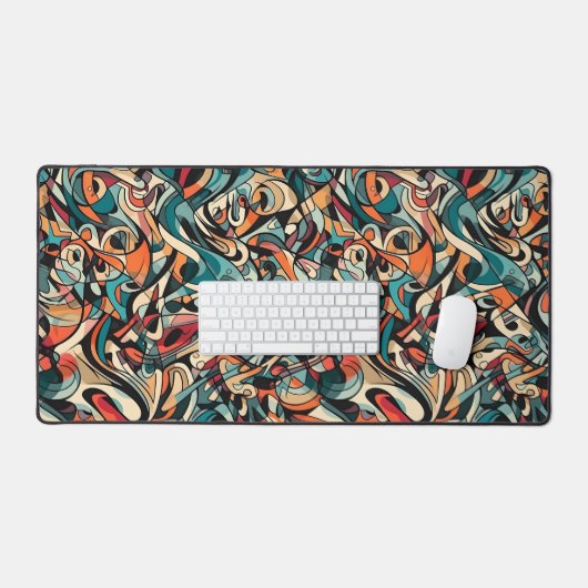 Kaleidoscope of Whimsical Curves Bureaumat (Keyboard & Muis)