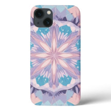 Kaleidoscope Pastel Kleuren iPhone Case