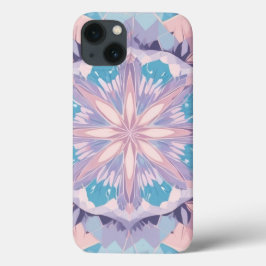 Kaleidoscope Pastel Kleuren iPhone Case