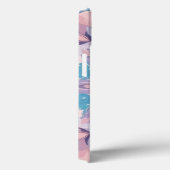 Kaleidoscope Pastel Kleuren iPhone Case (Achterkant / Rechts)