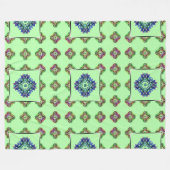 Kaleidoscope Patchwork - naadloos patroon 2 Fleece Deken (Voorkant (Horizontaal))