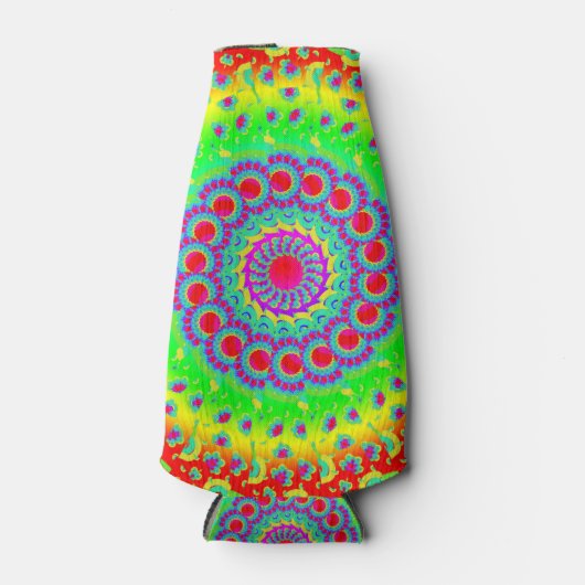 Kaleidoscope Pattern, Bright Koelaar Flesjeskoeler (Voorkant)