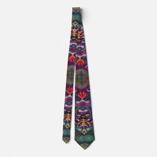 Kaleidoscope Pattern Tie Stropdas (Achterkant)