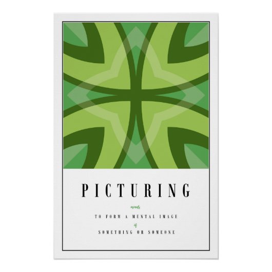 Kaleidoscope perfect poster (Voorkant)