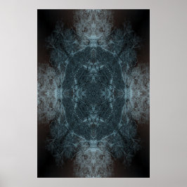 Kaleidoscope poster vertakkingspatroon