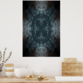 Kaleidoscope poster vertakkingspatroon (Keuken)