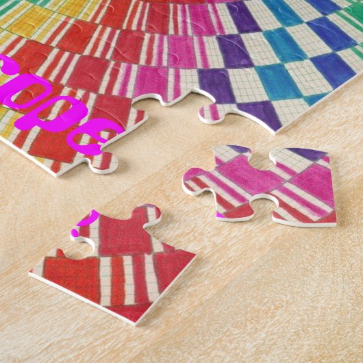 Kaleidoscope Puzzle Legpuzzel (Zijkant)