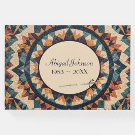 Kaleidoscope Quilt & Needle Memorial Service Gastenboek