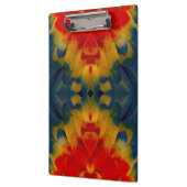 Kaleidoscope Scarlet Macaw-ontwerp Klembord (Links)