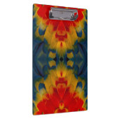 Kaleidoscope Scarlet Macaw-ontwerp Klembord (Rechts)