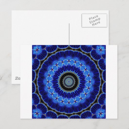 Kaleidoscope Seashell Briefkaart (Voorkant / Achterkant)