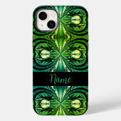 Kaleidoscope Shades of Greens iPhone/iPad case (Achterkant)