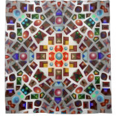 Kaleidoscope Shower Curtain Douchegordijn (Voorkant)