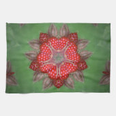 Kaleidoscope Strawberry Theedoek (Horizontaal)