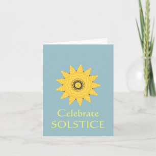 Kaleidoscope Sun Summer Solstice Invitation
