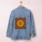 Kaleidoscope Sunflower  Denim Jacket (Hangar)