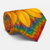 Kaleidoscope Sunflower  Stropdas (Opgerold)