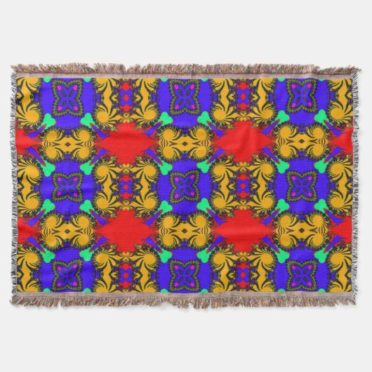 Kaleidoscope Throw Blanket Deken (Voorkant)