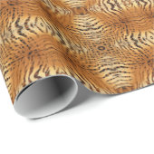 Kaleidoscope Tiger Fur Pattern Cadeaupapier (Rol Hoek)