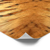 Kaleidoscope Tiger Fur Pattern poster (Hoek)