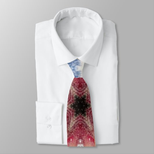 Kaleidoscope van Peacepixy Eyes Tie Dye Flower Str Stropdas (Gebonden)