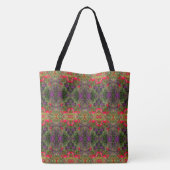 Kaleidoscope ventilatorpatroon 4 GROOT Tote Bag (Achterkant)