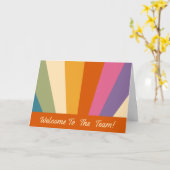 Kaleidoscope Welkom bij het Team Nieuwe Medewerker Kaart (Gele Bloem)