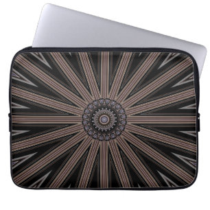 Kaleidoscope Wheel Pattern 13-inch Electronics Bag Laptop Sleeve