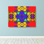 Kaleidoscope Wrapped Canvas Afdruk (Insitu (Houten vloer))