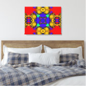 Kaleidoscope Wrapped Canvas Afdruk (Insitu (Slaapkamer))